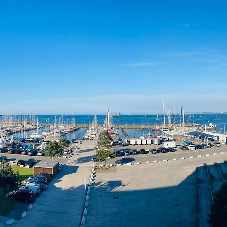 Panoramablick Und Den Strand Direkt Vor Der Tuer Apartment Kiel Exterior foto